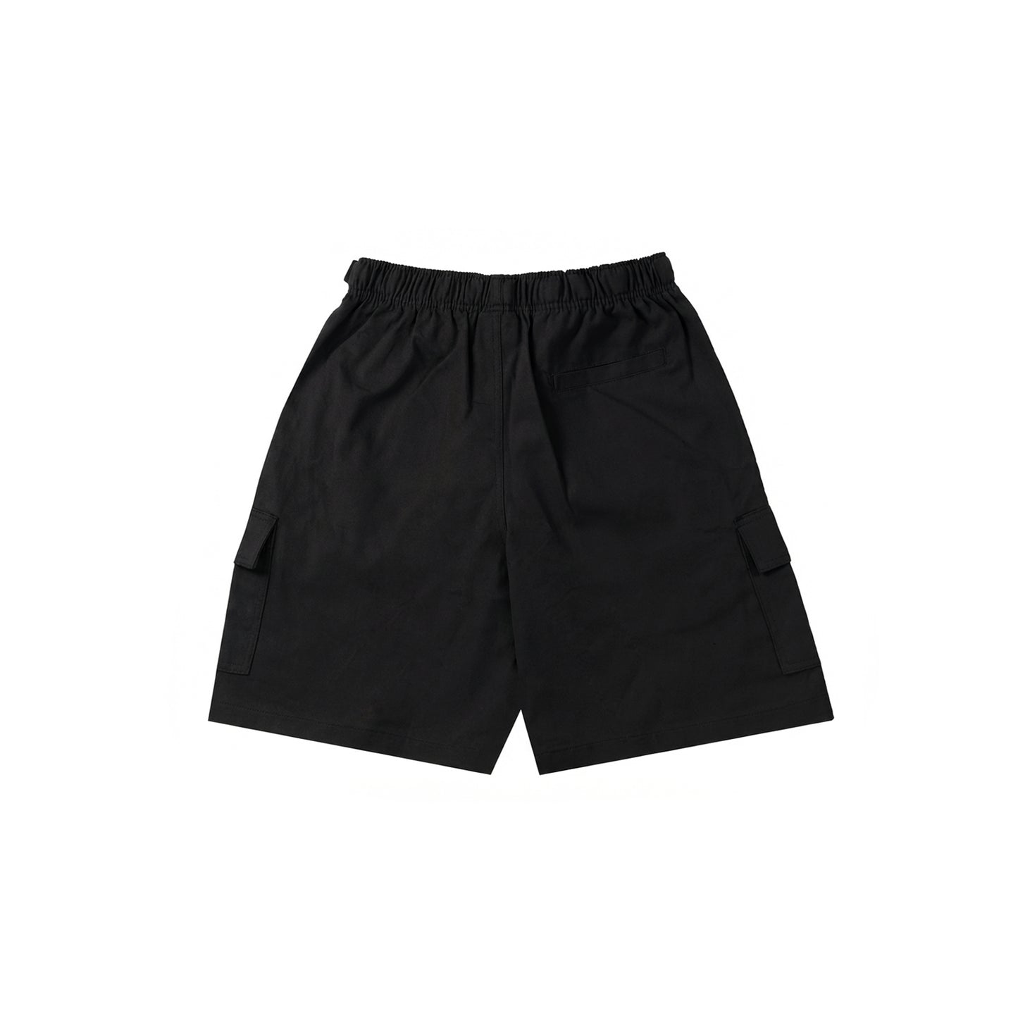 Tactical Cargo Twill Shorts In Black