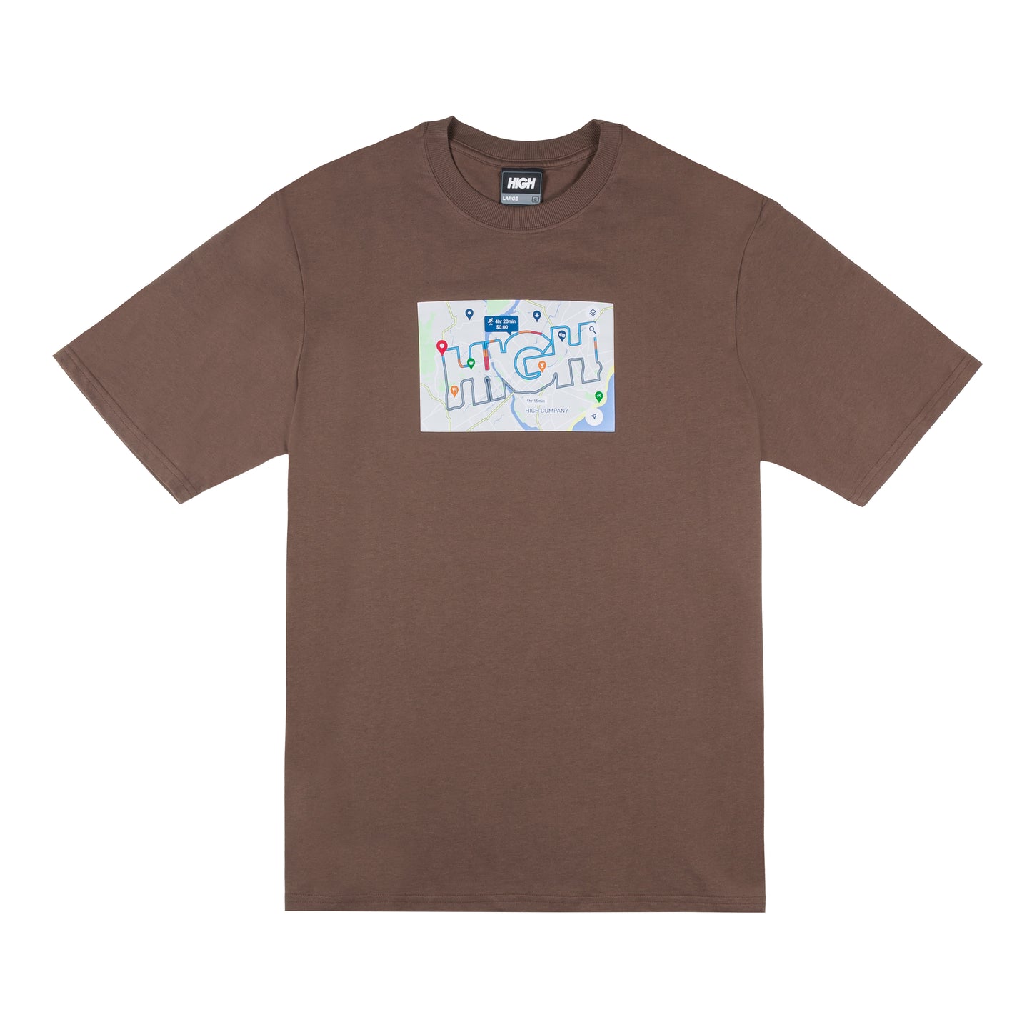 Tee Maps Brown