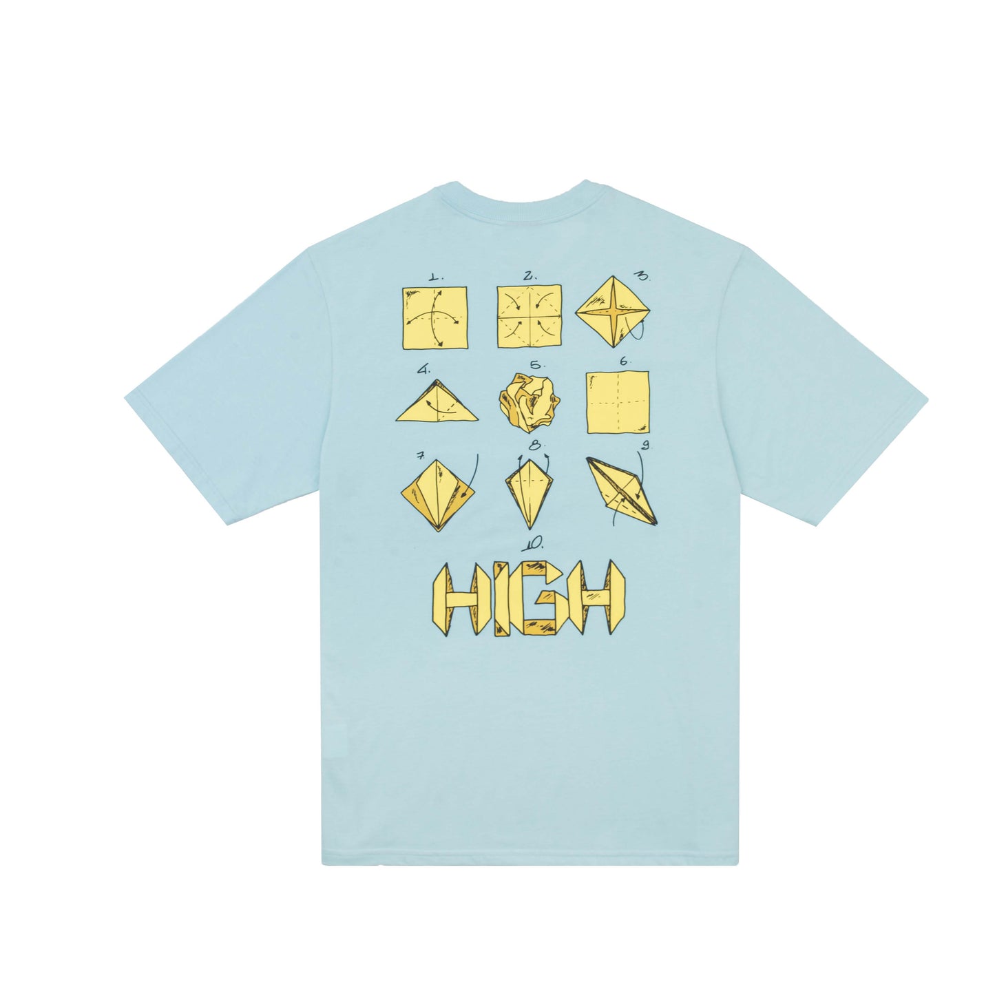 Tee Origami Soft Blue