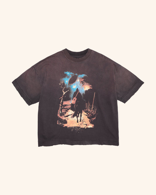 VIOLEIRO BOXY TEE - BROWN