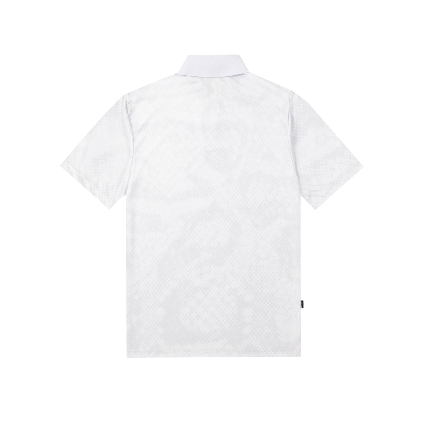 Viper Zip Polo In White