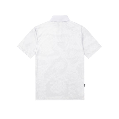 Viper Zip Polo In White