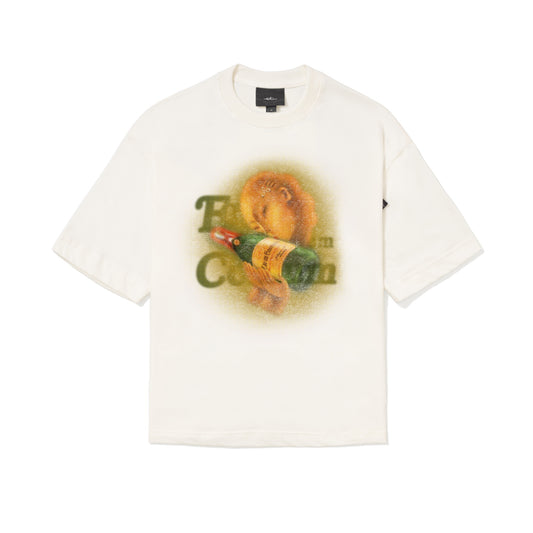 CAMISETA OVER WINE  BRANCO OFF.