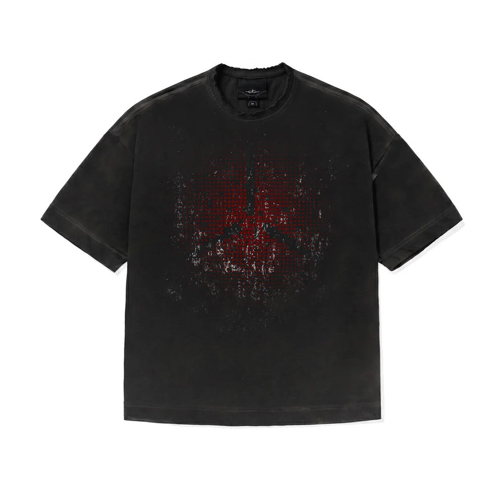 CAMISETA OVER "ANGEL" PRETO