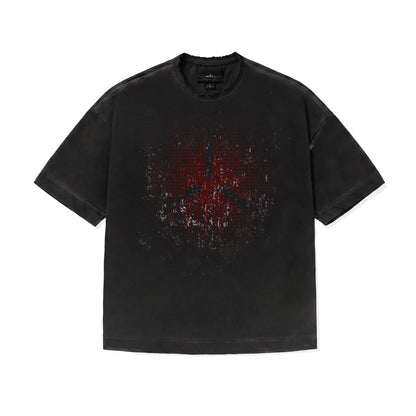 CAMISETA OVER "ANGEL" PRETO
