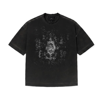 CAMISETA OVER "ANGEL" PRETO