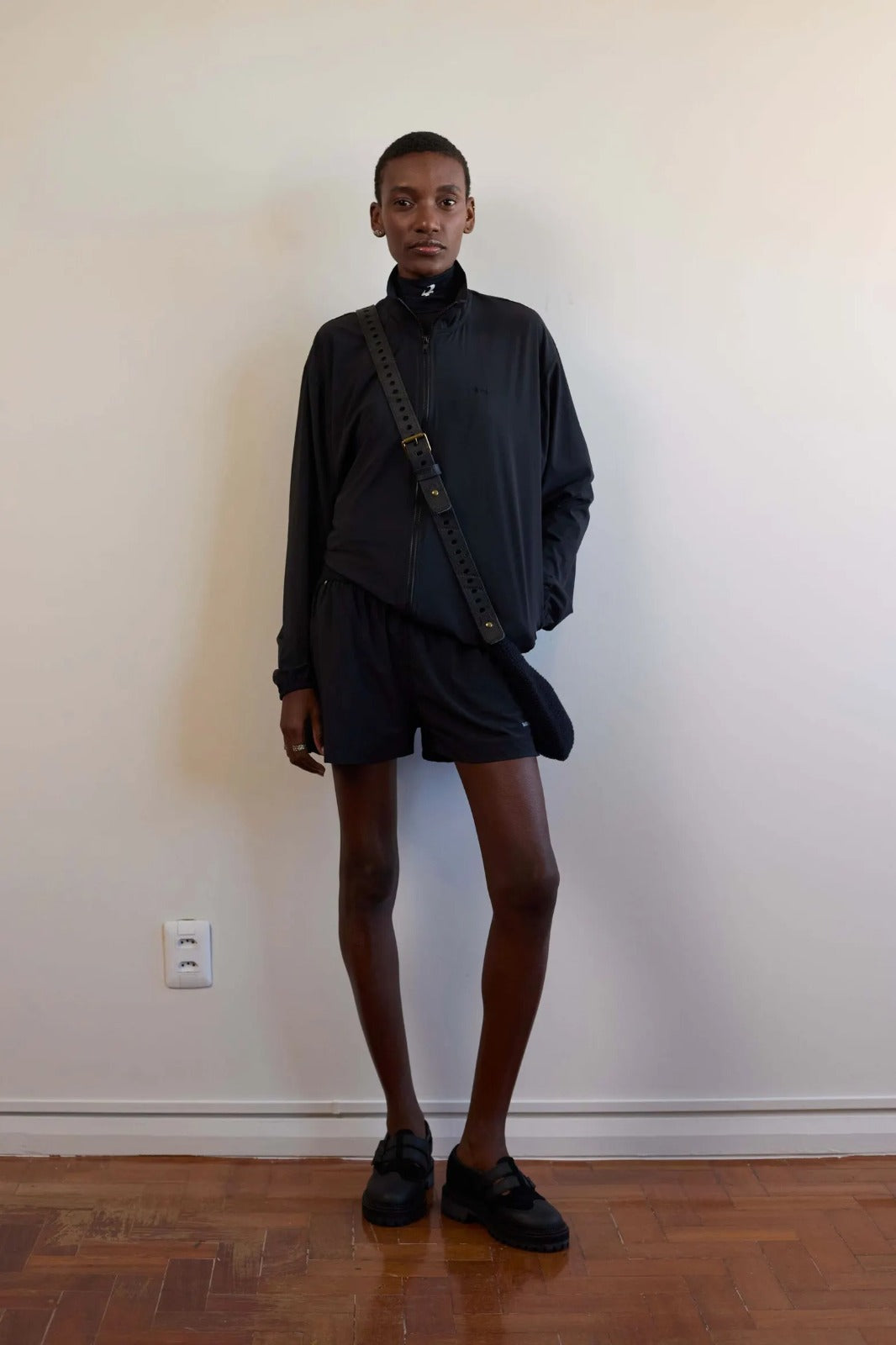 Short Leve " MINI Barra Logo"  PRETO
