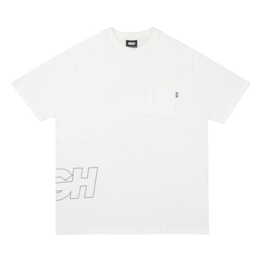 Work Tee Outline Logo White