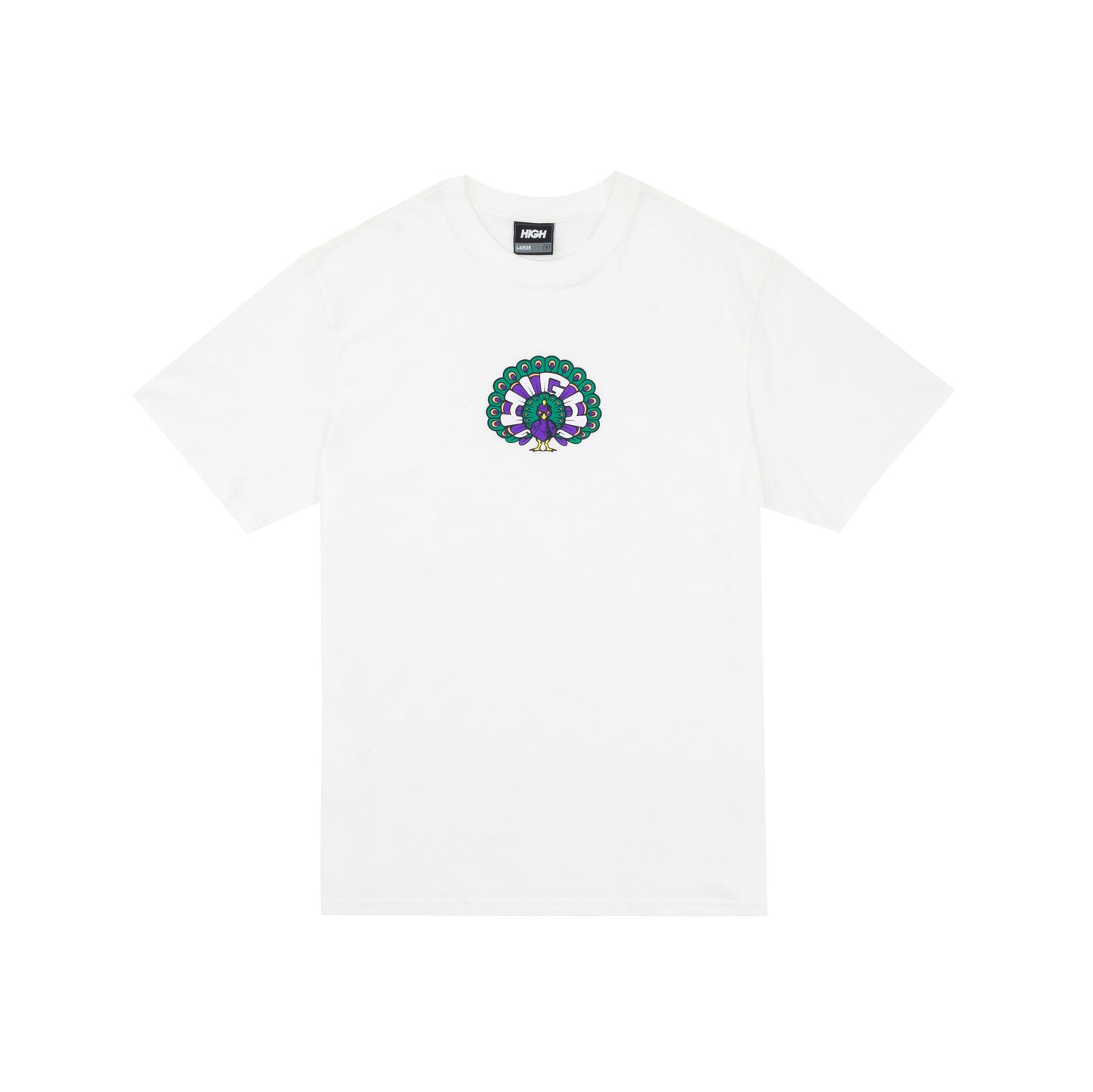 Tee Peacock White