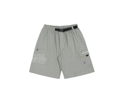 Vintage Twill Shorts In Grey