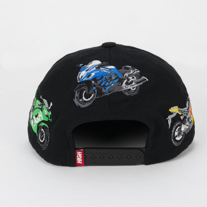 6 Panel Rides Black