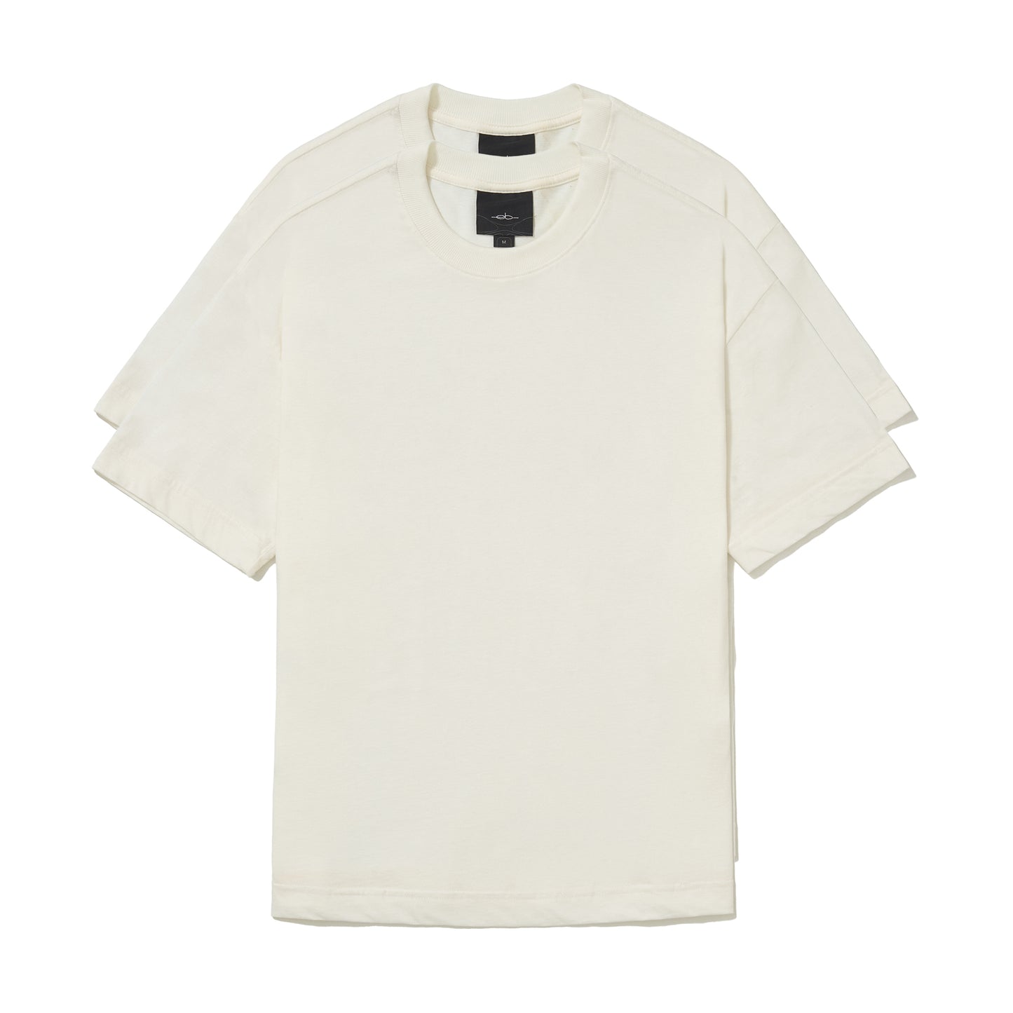 CAMISETA REGULAR  BASIC PACK  BRANCO OFF.
