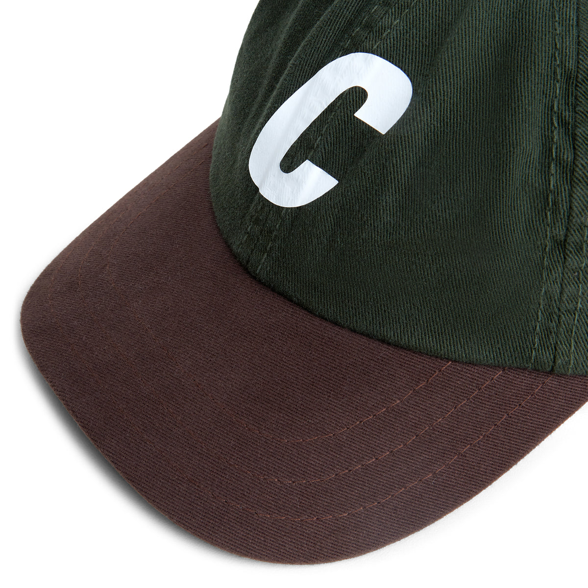 CLASSIC SPORT HAT C LOGO GREEN & BROWN