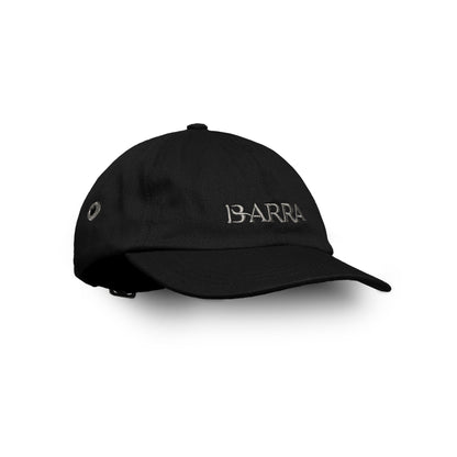 Bone Six Panel Barra Logo Preto