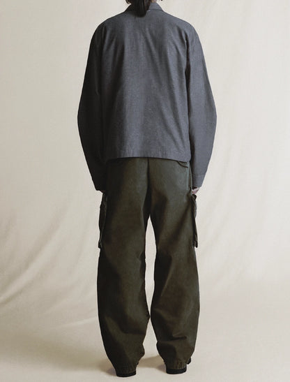CALCA DYER WIDE STONED VERDE