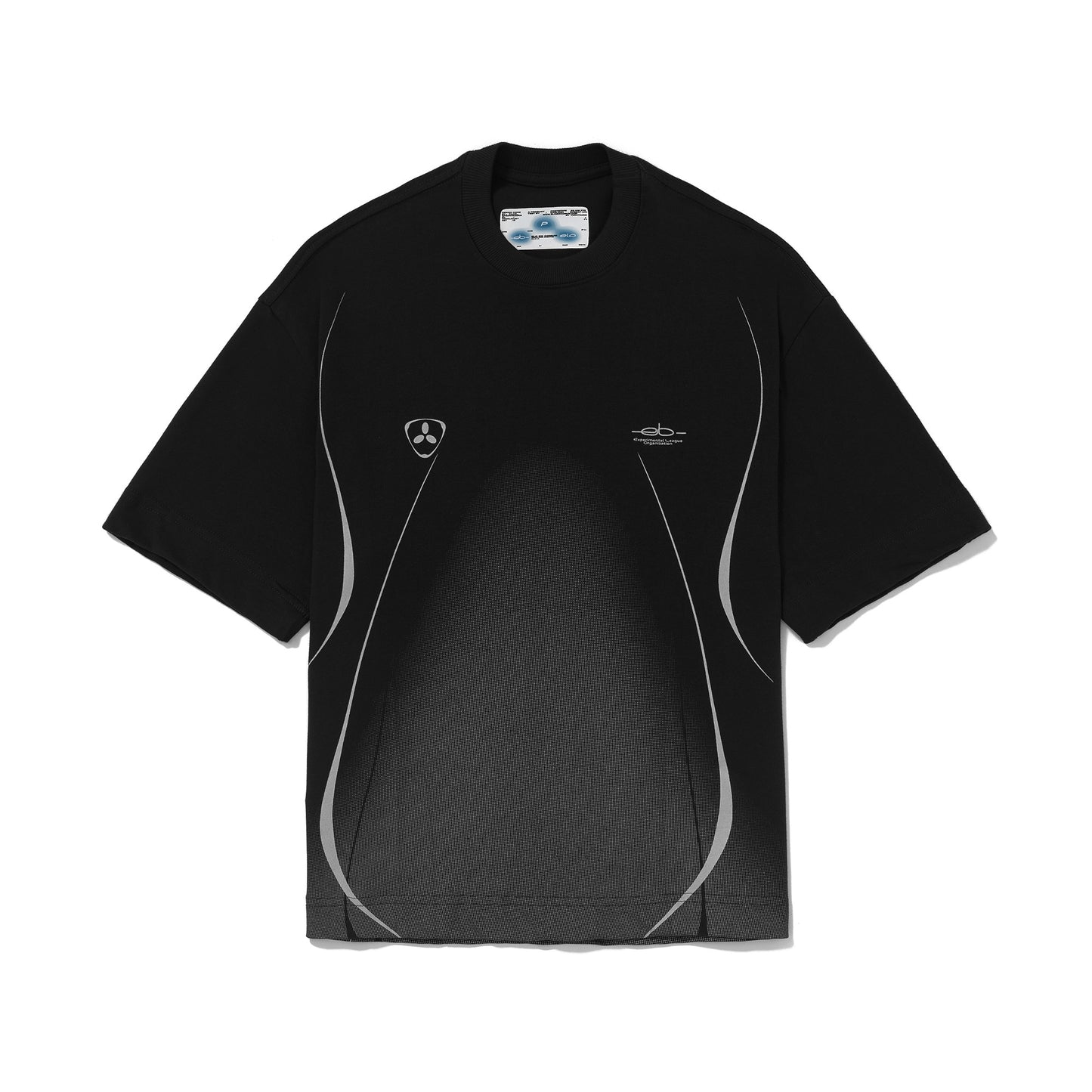 CAMISETA OVER SPORT CLUB  PRETO