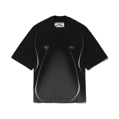 CAMISETA OVER SPORT CLUB  PRETO