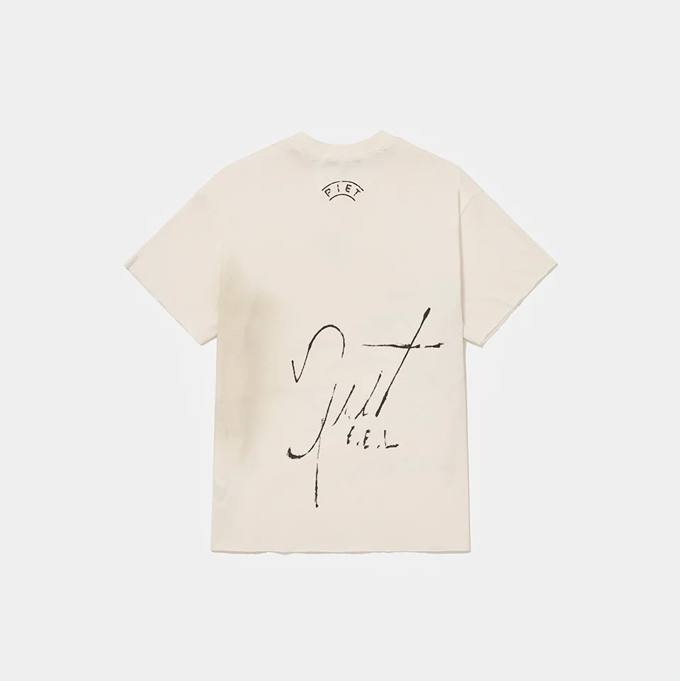 Camiseta Autograph Raw Edge - Bone White