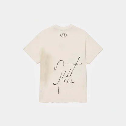 Camiseta Autograph Raw Edge - Bone White