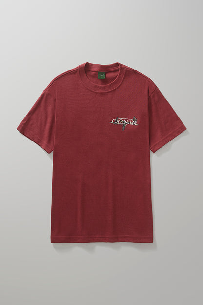 Ducks Heavy Tshirt  Burgundy