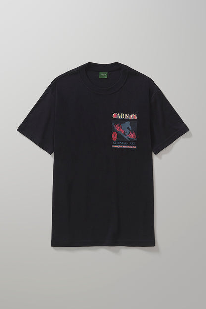 Lettering Heavy Tshirt  Black