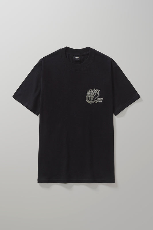 Ski Pixel Classic TShirt  Black