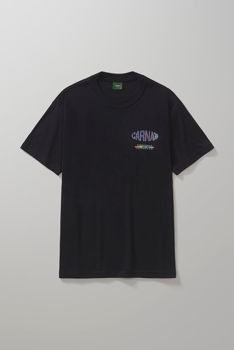 Heat Map Heavy Tshirt  Black