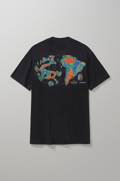 Heat Map Heavy Tshirt  Black