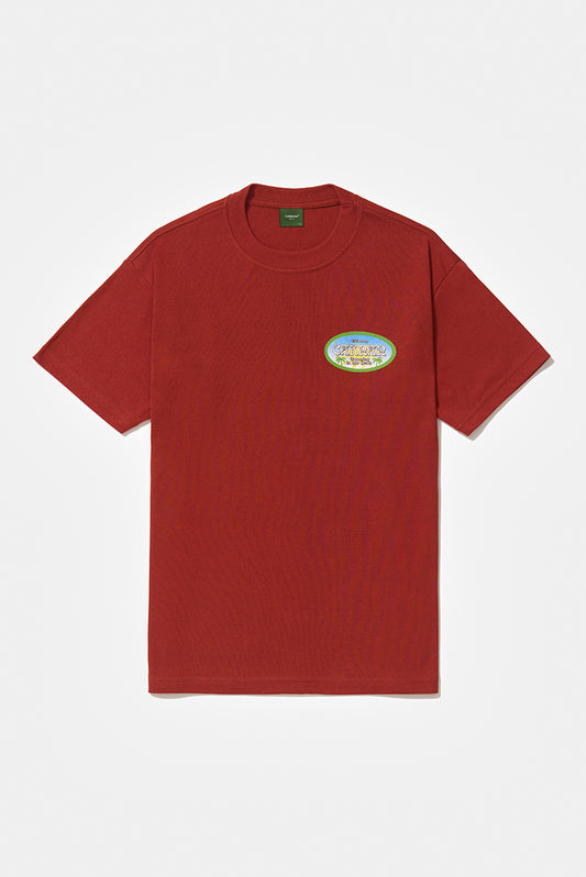 Stamp Heavy Tshirt  Terracotta