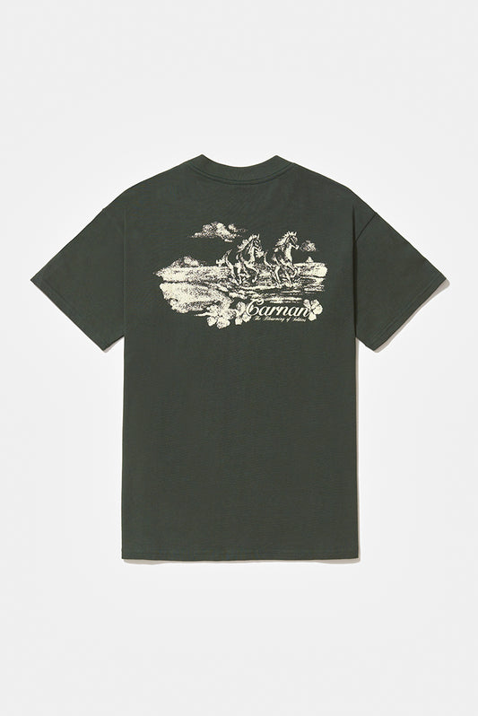 Horses Classic Tshirt  Dark Green