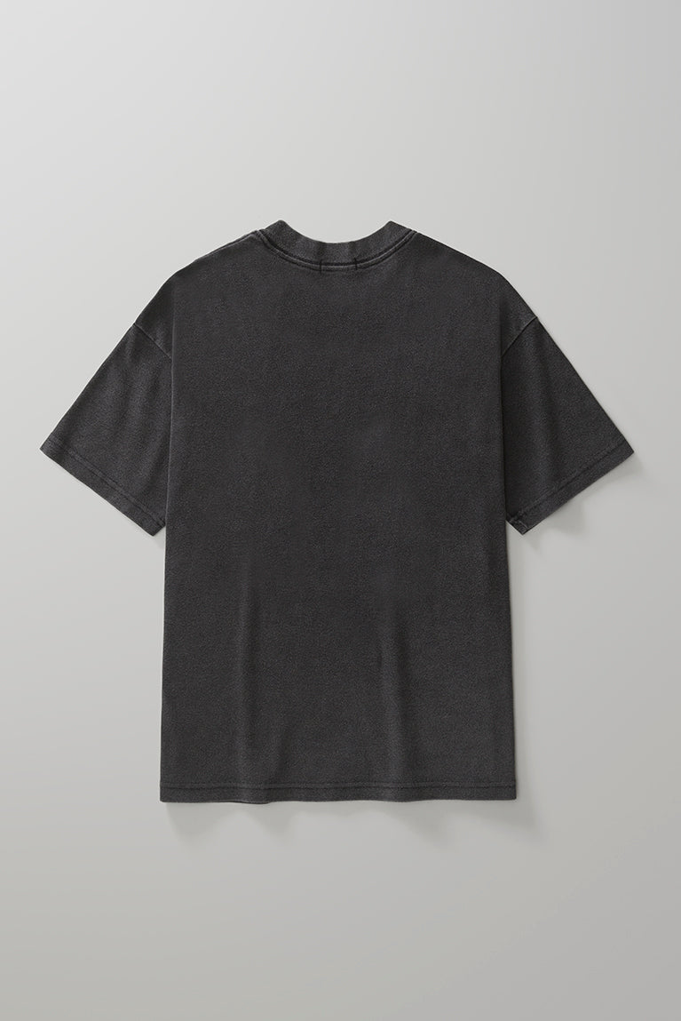 Synergy Boxy Heavy Tshirt  Stoned Black