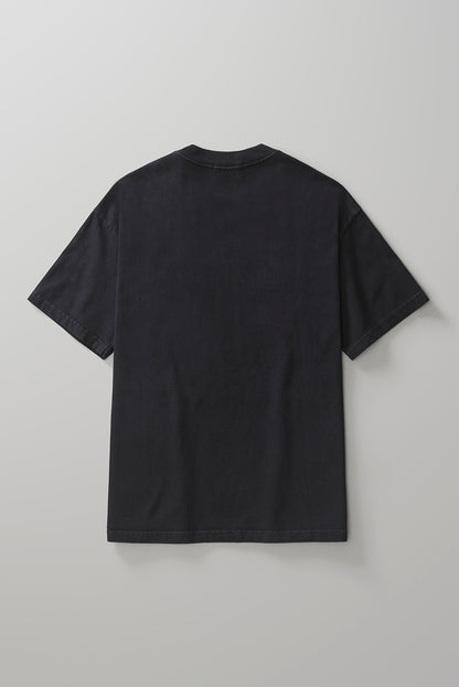 Star Boxy Tshirt  Black