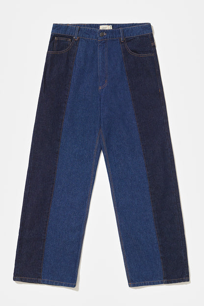 Two Tones Denim Pants