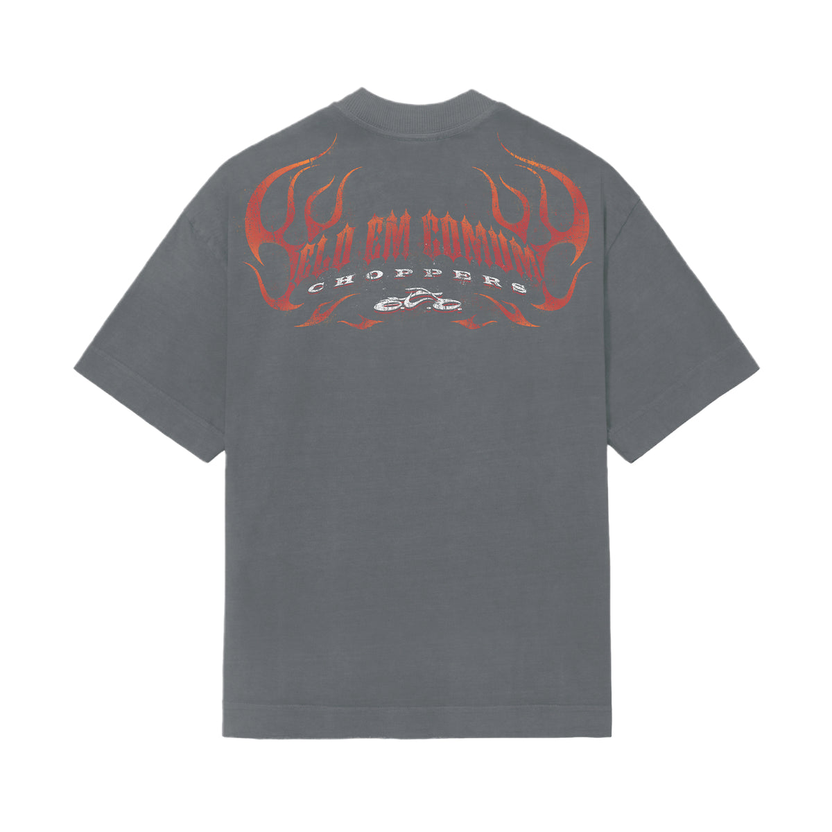 CAMISETA REGULAR   CHOPPER  CINZA