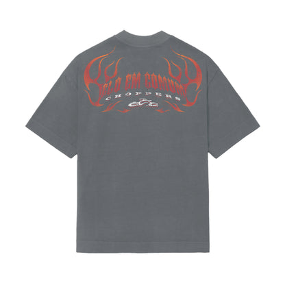 CAMISETA REGULAR   CHOPPER  CINZA