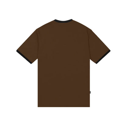 Ringer TShirt In Brown