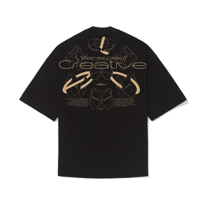 CAMISETA OVER  CROQUI 2  PRETO