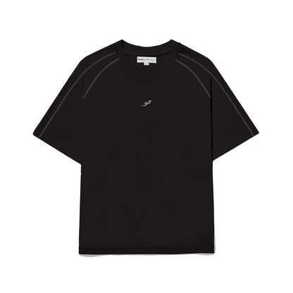 Camiseta Recortada B Garca Preta