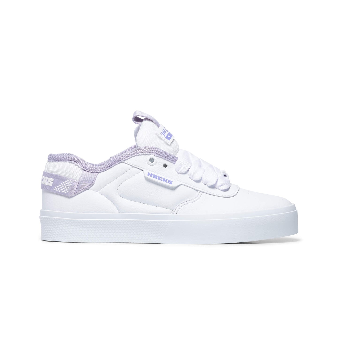 TENIS HOCKS FLAT CORE BRANCO LILAC