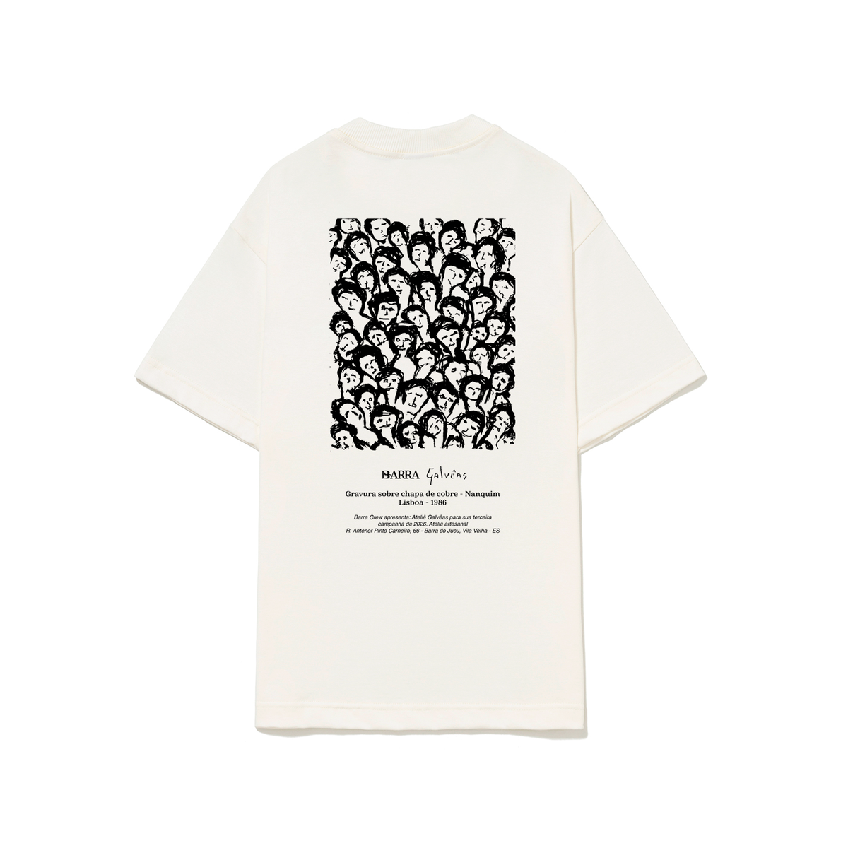 Camiseta Nao Existe Arte Sem Publico Off White
