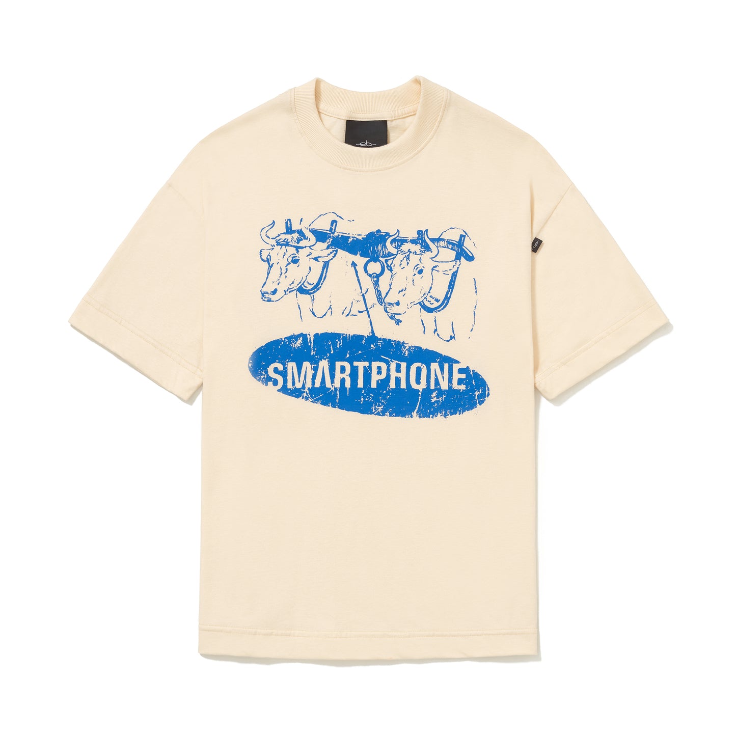 CAMISETA REGULAR  SMARTPHONE  BEGE