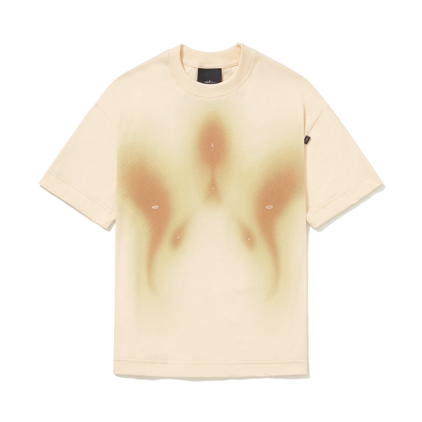 CAMISETA REGULAR VELA  BEGE