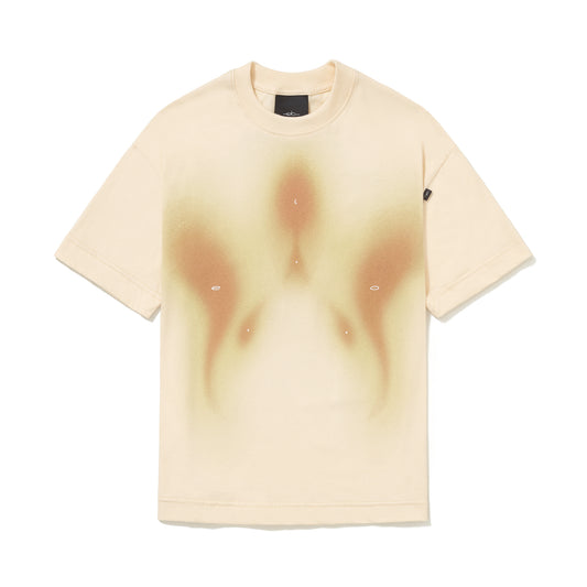 CAMISETA REGULAR VELA  BEGE