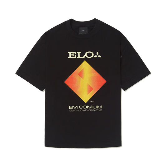 CAMISETA REGULAR  SONY  PRETO