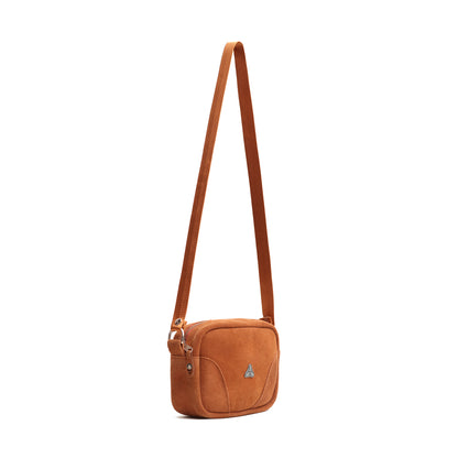 SHOULDER BAG  "URA" - MARROM