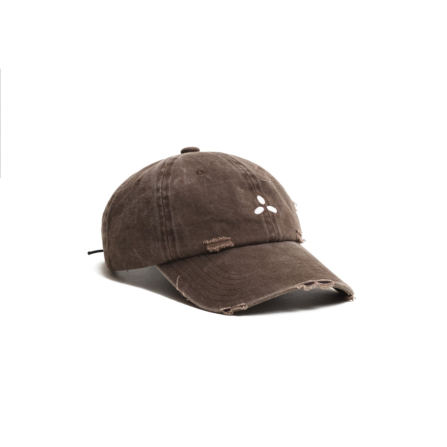 DAD HAT DESTROYED "3DOT" - MARROM