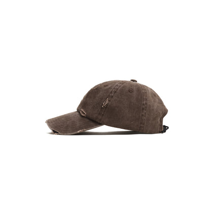 DAD HAT DESTROYED "3DOT" - MARROM
