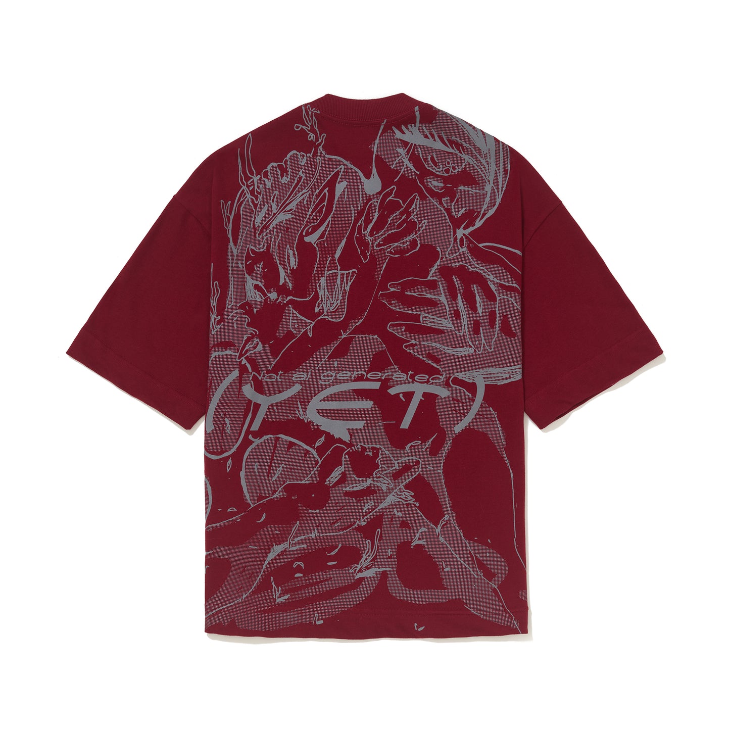 CAMISETA OVER YET   VINHO