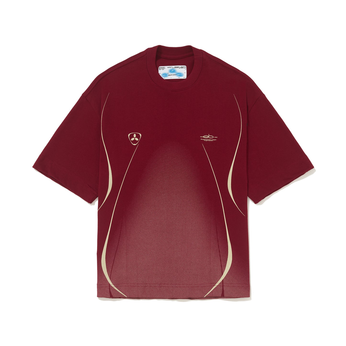 CAMISETA OVER SPORT CLUB  VINHO