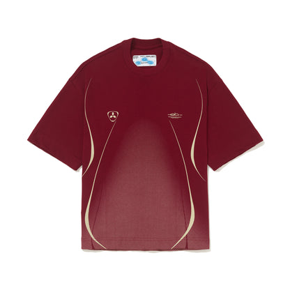 CAMISETA OVER SPORT CLUB  VINHO